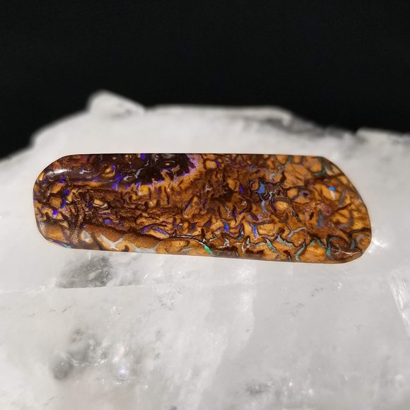 Australian Koroit Opal * boulder opal cab 35.47 x 16.04 x 10.80mm * LKO145L5 - Picture 4 of 13